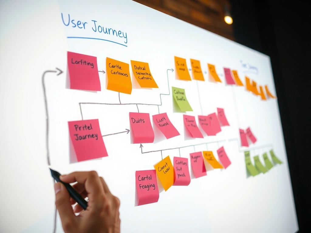 User journey discovery map